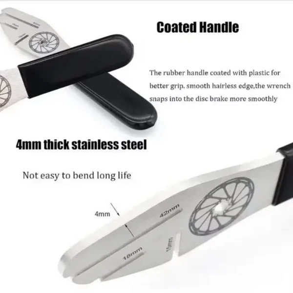 Bicycle Tool Disc Brake Rotor Alignment Truing Tools MTB Flattening Correction Wrench Stainless Steel Bike Repair Tool - Image 5