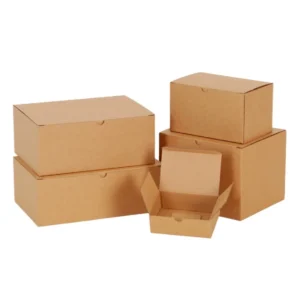 Get 20pcs Corrugated Gift Box for Products Paper Gift Packaging Carton for Business Birthday and Wedding