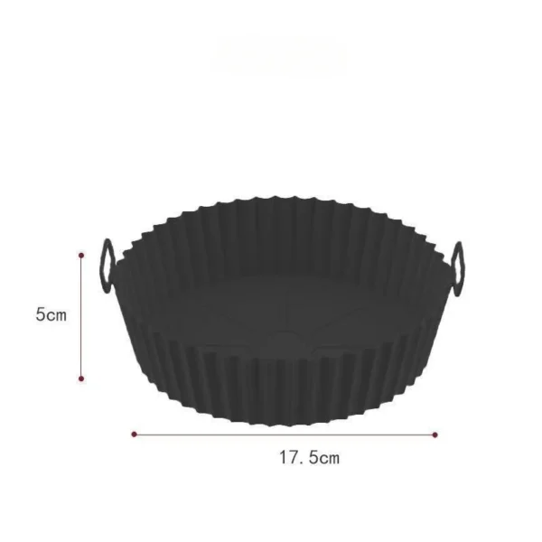 Reusable Silicone Air Fryer Liners, Non-Stick Food-Safe Silicone Pot & Basket Accessories for Air Fryers - Image 6