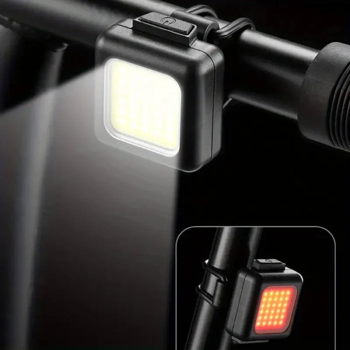 kf-S84c193a2b5cf4fe7bd66453e9be1cefdq 2 PCs Mini Mountain Bike Light Multifunctional Strong Light Bicycle Front Light Outdoor Backpack Buckle Light Bicycle Flashlight - Image 1