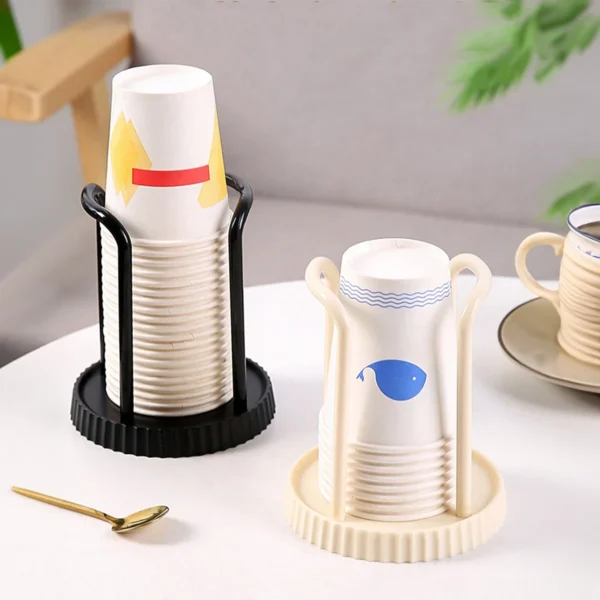 Simple Paper Cup Holder, Disposable Cup Storage Rack, Multifunctional Coffee and Milk Tea Cup Storage Rack, Cup Extractor - Image 6