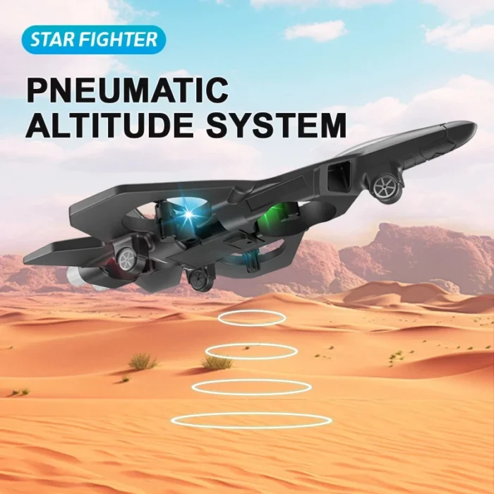 2.4G remote control fighter electric foam glider stunt tumbling UAV hovering helicopter with LED colorful lights aircraft model - Image 3