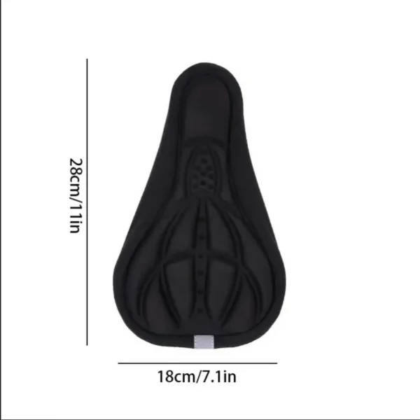 Soft 3D Padded Cycling Bicycle MTB Bike Saddle Seat Cover Cushion Sponge Foam Comfortable Saddles Mat Bicycle Accessory - Image 4