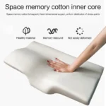 Neck Pillow Slow Rebound Memory Cotton Pillow Cervical Partition Memory Pillow for Anti-snoring - Image 5
