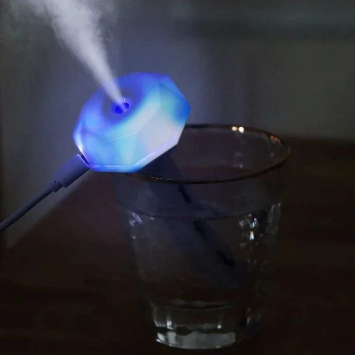 kf-S8b8af04ef225400c98cf724bc0085dcaT Humidifiers Ultrasound USB Mini Home Air Diffuser Car Purifier Aroma Anion Mist Maker With Romantic LED Lamp Portable Humidifier - Image 6