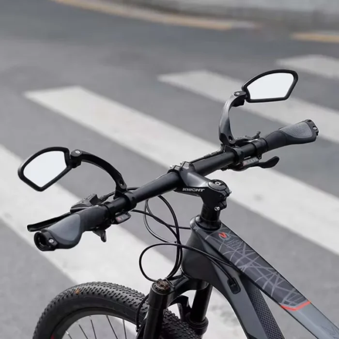 kf-S8bc81647559747628b1d892d1011aa59C Bike Rearview Mirror Mountain Bike HD Reflection Mirror Battery Bike Adjustable Mirror Outdoor Riding Accessories - Image 4