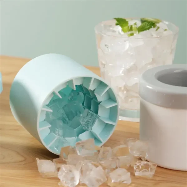 Silicone Ice Cube Mold Round Ice Bucket Summer Homemade DIY Refrigerator Freeze Ice Maker Creative Ice Cube Mold Barware Tools - Image 4