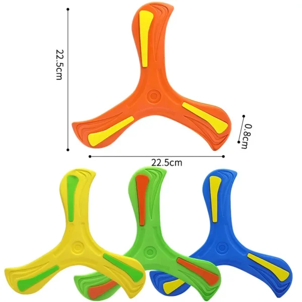 Children Boomerang Soft Three-leaf Cross Adult-kids Interactive Outdoor Toy Early Education Puzzle Decompression Gift - Image 5