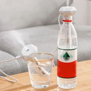 Humidifiers Ultrasound USB Mini Home Air Diffuser Car Purifier Aroma Anion Mist Maker With Romantic LED Lamp Portable Humidifier