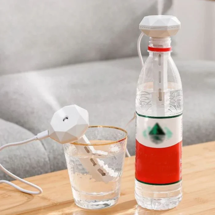 kf-S9589457b573048669cb6b5ad7a6562b0o Humidifiers Ultrasound USB Mini Home Air Diffuser Car Purifier Aroma Anion Mist Maker With Romantic LED Lamp Portable Humidifier - Image 1