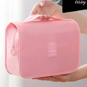 1pc Travel Toiletry Bag, Portable Cosmetic Wall Hanging Makeup Storage Bag For Shower Room Accessories