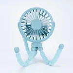 Multi Functional Student Baby Stroller Portable USB Rechargeable Lithium Battery Octopus Mini Fan - Image 5