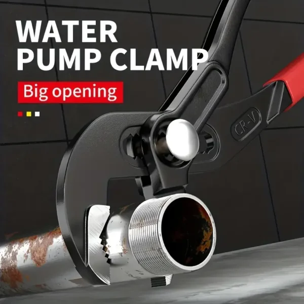 Multifunctional Adjustable Pump Pliers, Large Opening Pipe Pliers, Movable Power Pliers for Plumbing and Repair - Image 4