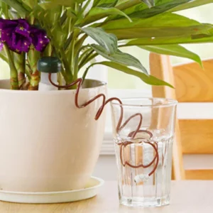 8PCS Self-Watering Drippers, Automatic Deep Root Irrigation Tool for Flower Pots & Bonsai Plants