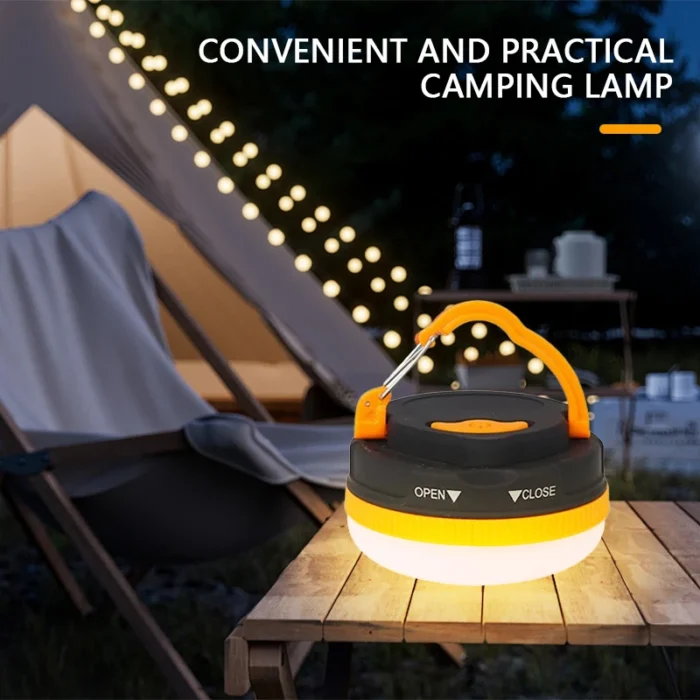 kf-S9d72f2fb5eff4c12a582fbae426142c72 LED Camping Lantern 3Modes COB High Power Portable with Magnet Base-without battery - Image 1