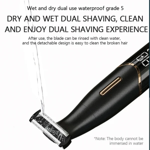 Intimate Areas Haircut Precision Shaver Men Bikini Line Sensitive Razor Balls Eggs Pubic Hair Shaving Trimmer Face Beard Clipper - Image 3