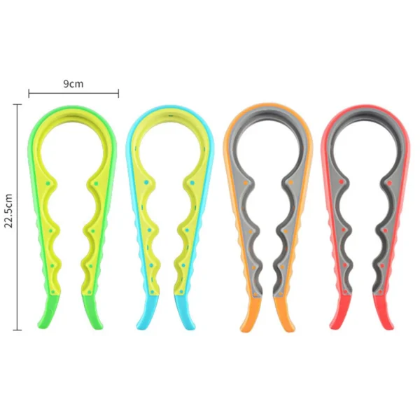 1pc Multifunctional 4-in-1 Jar Opener, Jar Gripper, Lid Opener, Can Opener, Bottle Opener - Image 3