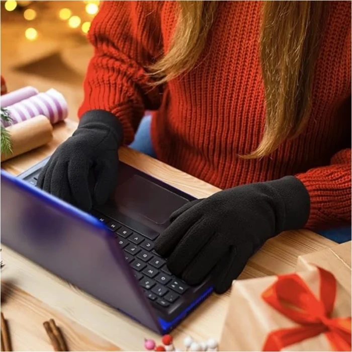 kf-S9f6d7b74b6354cb0b3c388617f33fba3w Warm Winter Gloves Polar Fleece Cold Weather Gloves Touch Screen Women and Men Thermal Gloves for Running Hiking - Image 6