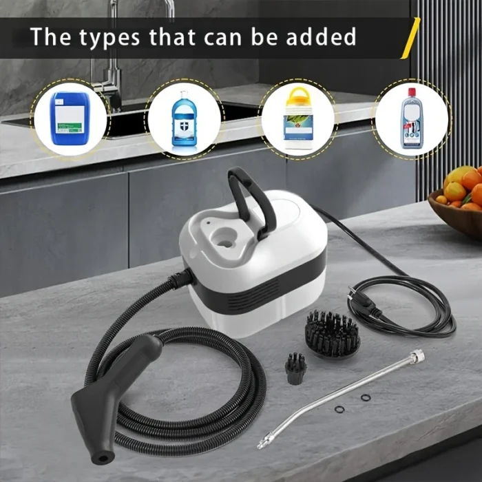 High Pressure and High Temperature Handheld Household Steam Cleaner for Air Conditioning Kitchen Car Furniture Cleaning - Image 5
