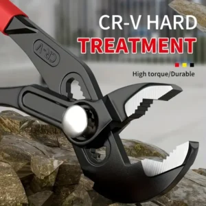 Multifunctional Adjustable Pump Pliers, Large Opening Pipe Pliers, Movable Power Pliers for Plumbing and Repair