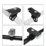 USB Rechargeable Bike Light Set Front Light with Taillight Easy to Install 3 Modes Bicycle Accessories for the Bicycle - Image 6