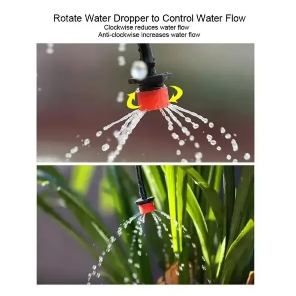 Automatic Watering Garden Hose Micro Drip Watering Kits Adjustable Nozzle Garden Supplies System Water - Image 3