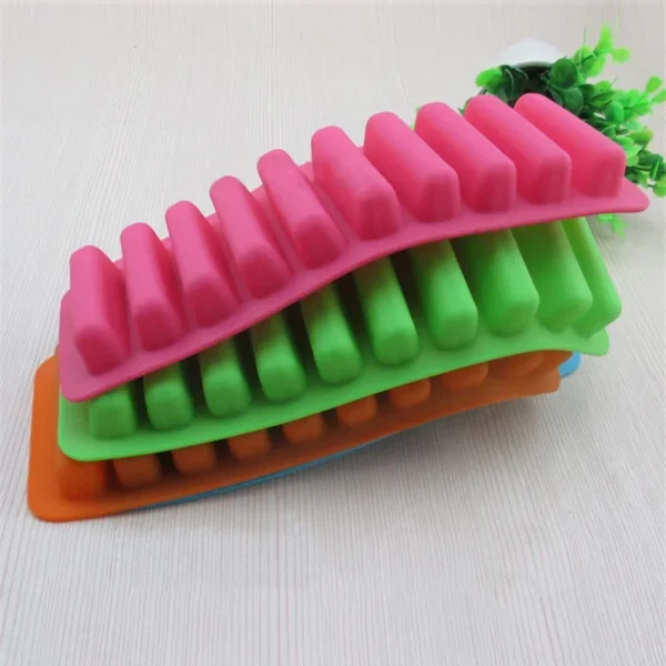 Creative Silicone Ice Cube Tray Mold Finger 10 Grid Chocolate Mold Tray For Water Bottle Ice Cream Pudding Maker Mold Bar Kitche - Image 3
