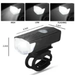 USB Rechargeable Bike Light Set Front Light with Taillight Easy to Install 3 Modes Bicycle Accessories for the Bicycle - Image 5