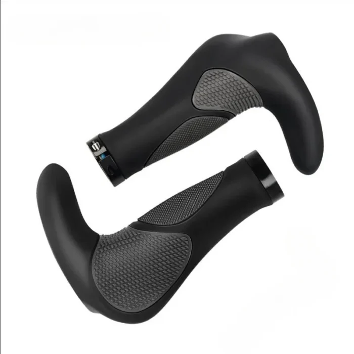 kf-Sa2d5705837eb49e192337e34dabe129dr Bicycle Grips Comfy TPR Rubber MTB Cycling Ergonomic Soft Lock Mountain Bike Handlebar Casing Sheath Shock Absorption Hand Grips - Image 1