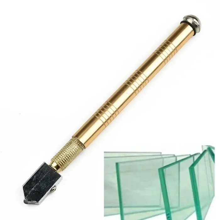 kf-Sa3868a73ccfb4fc4a6b7bbea3394b6d3v 1pc Glass Cutter Diamond Cutter Cutting Tool Accessories Anti-Skid Handle175mm Suitable For Cutting Glass Diamonds And Minerals - Image 2