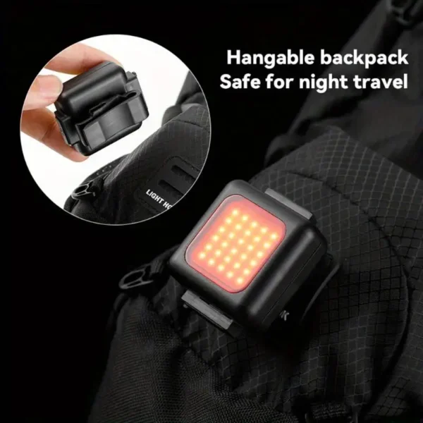 2 PCs Mini Mountain Bike Light Multifunctional Strong Light Bicycle Front Light Outdoor Backpack Buckle Light Bicycle Flashlight - Image 6