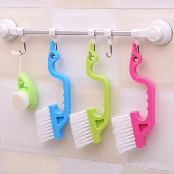2-in-1 Windows Gap Cleaning Brush & Flat Shovel, Household Cleaning Tool for Kitchen, Bathroom, Toilet - Image 3