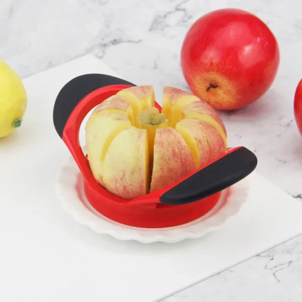 Stainless Steel Apple Slicer & Corer, Super Sharp Apple Cutter Peeler, Multifunctional Kitchen Tool for Fruit Cutting - Image 3