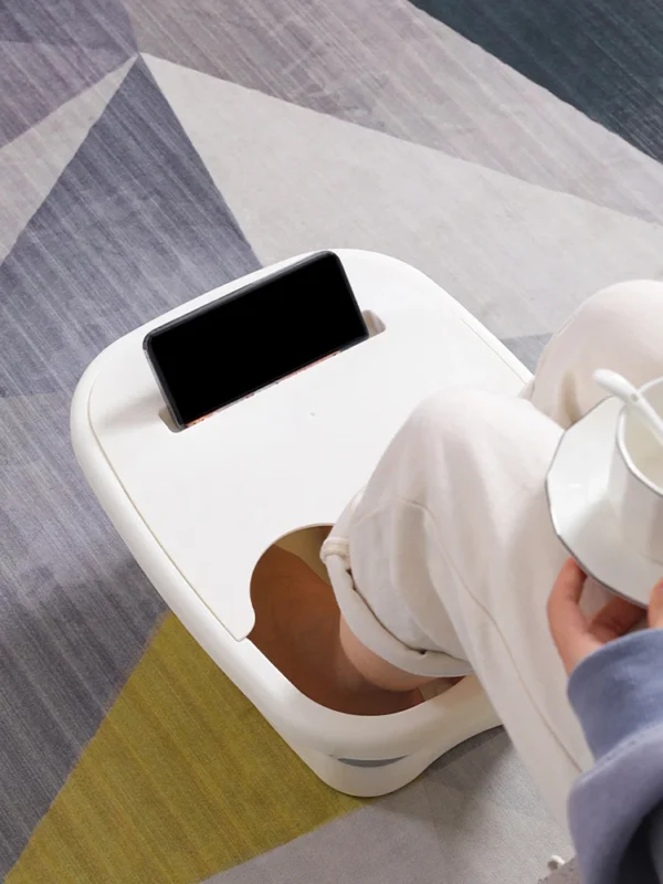 Foldable Footbath Massage Bucket Soaking Bucket Folding Basin Spa Foot Bath Bucket Household Sauna Bathtub Pedicure Bath Bathtub - Image 2