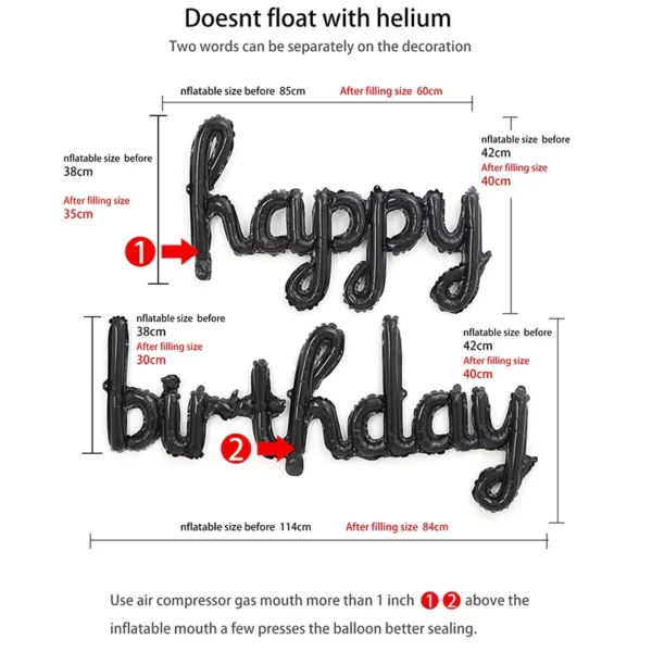 1set Birthday Party Balloon - Image 4