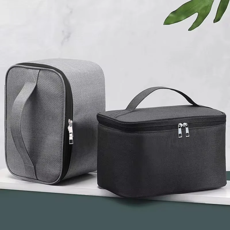 kf-Sad9c6d8c4dc144deb635e61ed35f1b18V 1pc Business Trip Men's Toiletry Bag Double Layer Large Capacity Cosmetic Bag Oxford Cloth Storage Bag Portable Handbag - Image 1