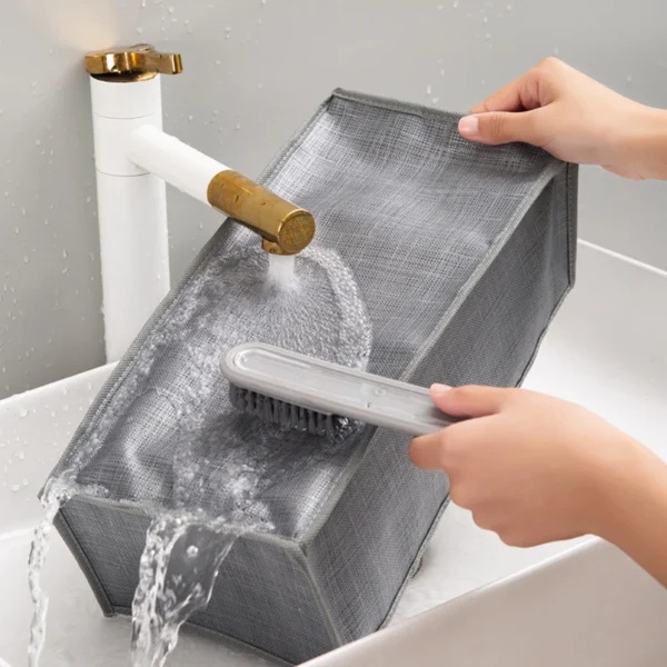 1pc Pants Storage Box, Jeans Divider Storage Box, Wardrobe 9 Grids Storage Basket - Image 5