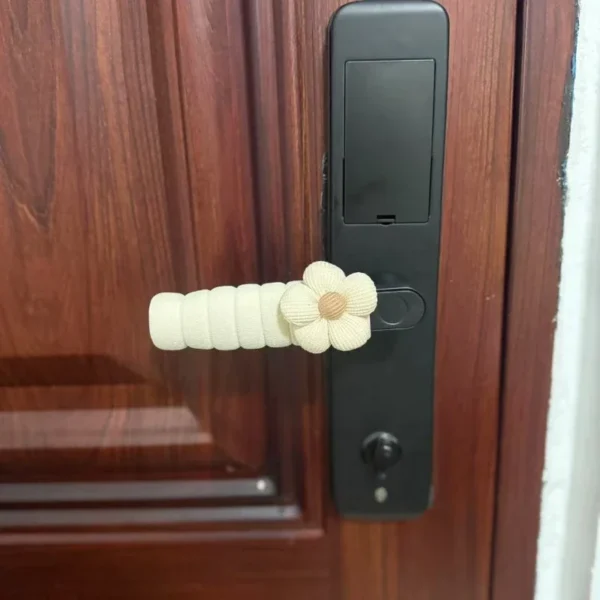 Cartoon Silicone Door Knob Covers Anti Collision Baby Pet Proof Bumper for Nursery Bedroom Noise Reduction - Image 2