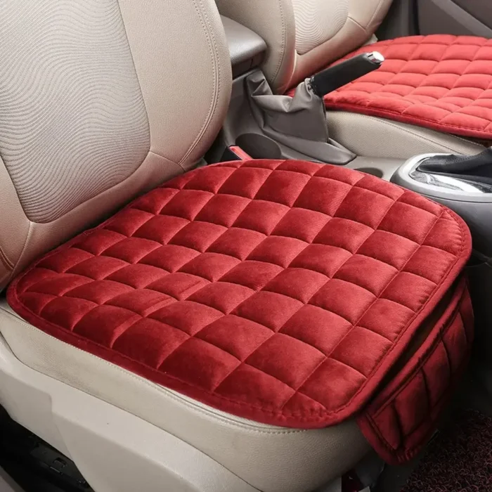 kf-Sb2f991ae0c5b41849d30f6fcaf7a72ecW Car Seat Cover Winter Warm Seat Cushion Anti Slip Universal Front Chair Seat Breathable Pad for Vehicle Auto Car Seat Protector - Image 4
