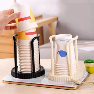 Simple Paper Cup Holder, Disposable Cup Storage Rack, Multifunctional Coffee and Milk Tea Cup Storage Rack, Cup Extractor