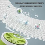 3 Gear Timing Mini Washing Machine Portable Rotating Turbine Washing Machine Underwear Socks Baby's Clothes Washing Machine - Image 5