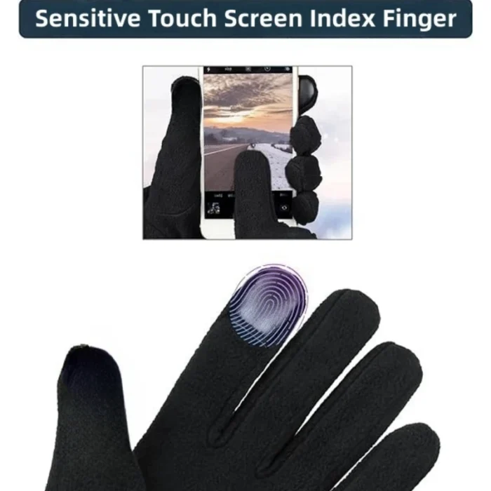 kf-Sba08443cb6ff4d75b20f9c8ab5e8700f2 Warm Winter Gloves Polar Fleece Cold Weather Gloves Touch Screen Women and Men Thermal Gloves for Running Hiking - Image 4