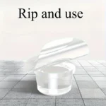 1PC Clear Silicone PET Door Stopper No Drill Under Door Mount Oil Rubbed Anti Slamming For Home Office Travel Use - Image 3