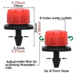 Automatic Watering Garden Hose Micro Drip Watering Kits Adjustable Nozzle Garden Supplies System Water - Image 6