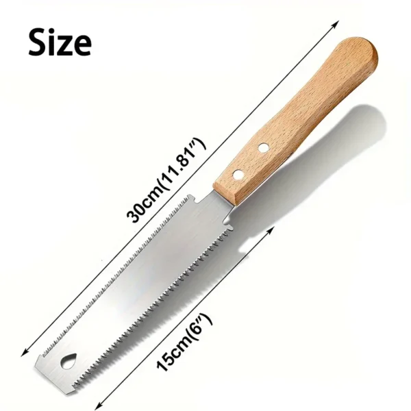6-Inch Hand Saw, Double-Sided Flexible Blade for Flush Cutting, Woodworking Tools for Household Use - Image 4
