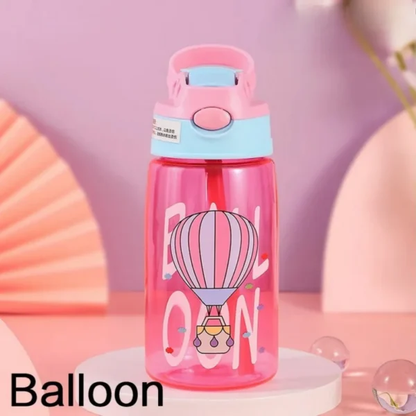 1PC Kids Water Sippy Cup Kids Water Bottle with Straw and Handle Portable Drinking Bottle Cup Children - Image 6