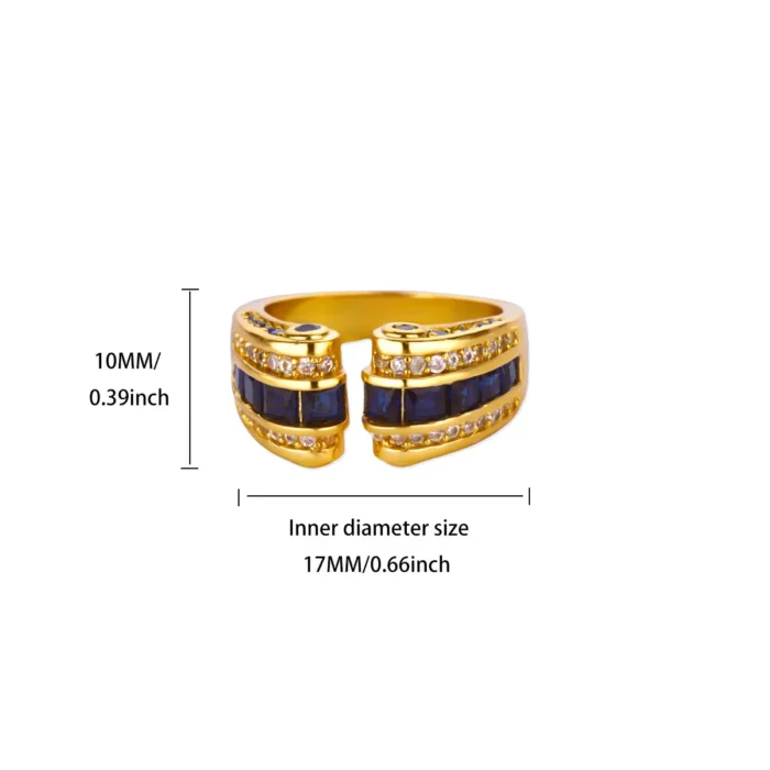 kf-Sc0422682e62342e4b7d55dfaf5fe271cc Gothic Stainless Steel Opening Finger Rings for Women Vintage Geometric Adjustable Finger Ring Trendy Punk Jewelry Gifts - Image 5