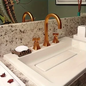 Elegant Wooden Soap Dish with Self-Draining Design - Perfect for Bathroom Decor and Organization, Natural Wood Finish soap box