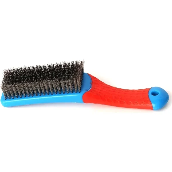 Heavy Duty Stainless Steel Wire Brush, Plastic Handle for Rust, Paint, Dirt & Welding Slag Removal - Durable Cleaning Tool - Image 2