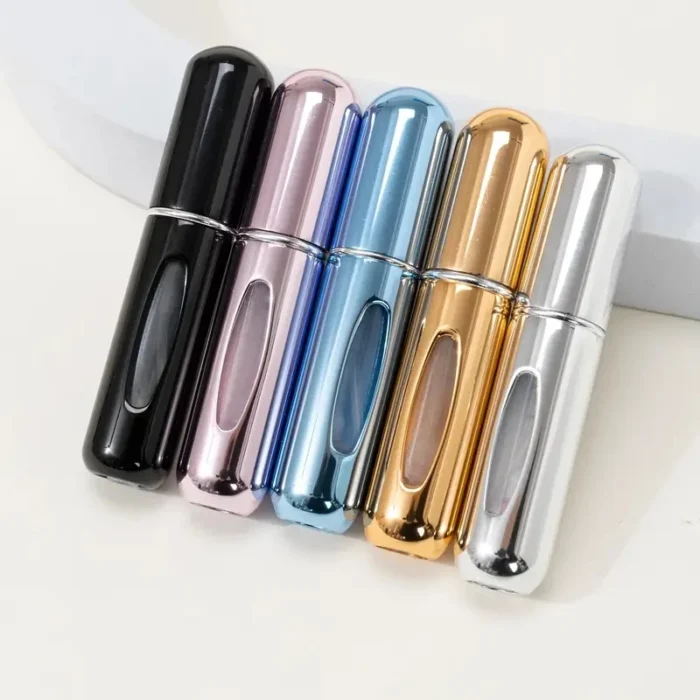 kf-Sc4acc9d5b2f34ce39ee2f1e7742f7d95O Portable Mini Travel High-end Perfume Bottle Base Refill Bottle Straight Charging Small Sample Perfume Aluminum Material - Image 3
